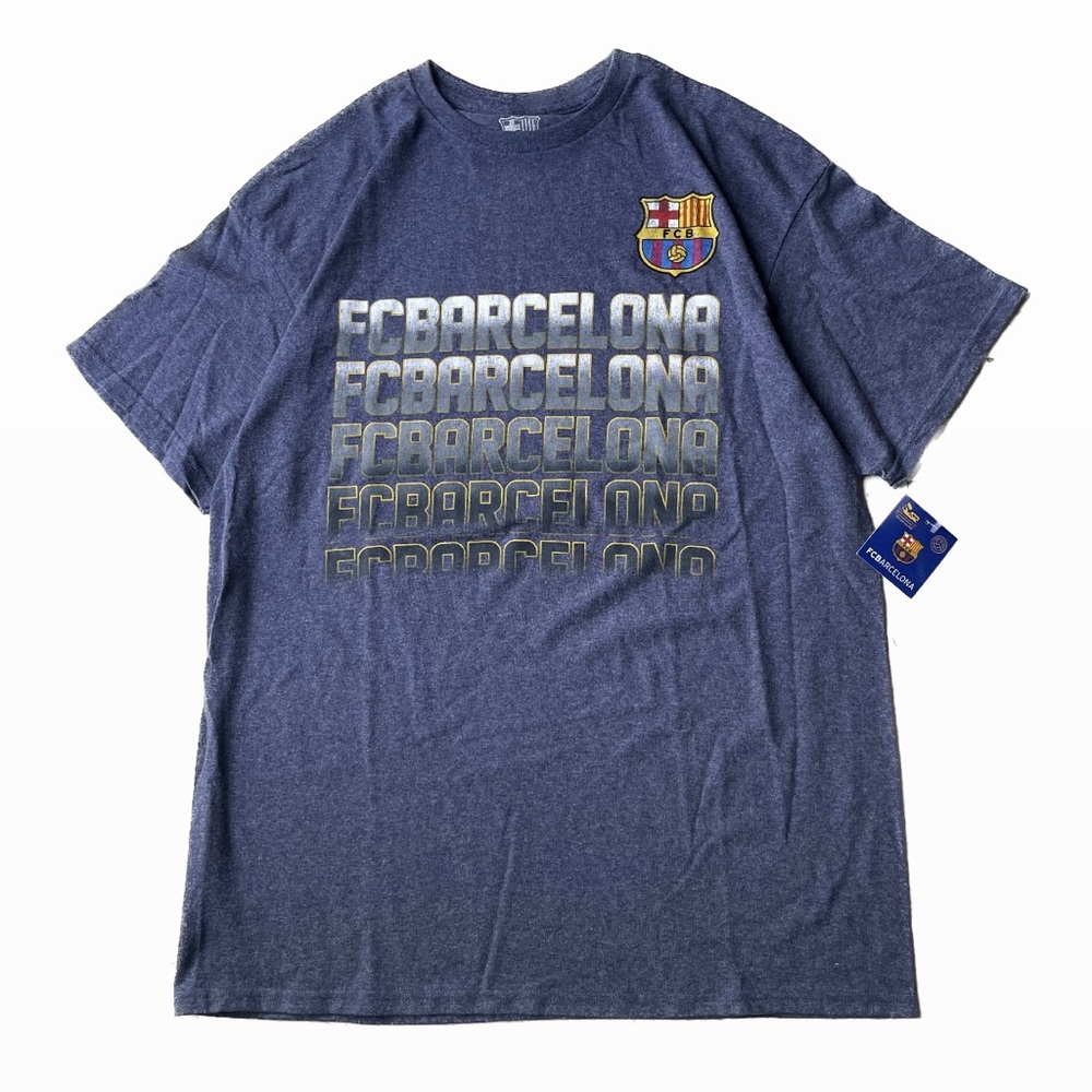 NWT FCB FC Barcelona Men's Cotton Graphic Tee Size Large